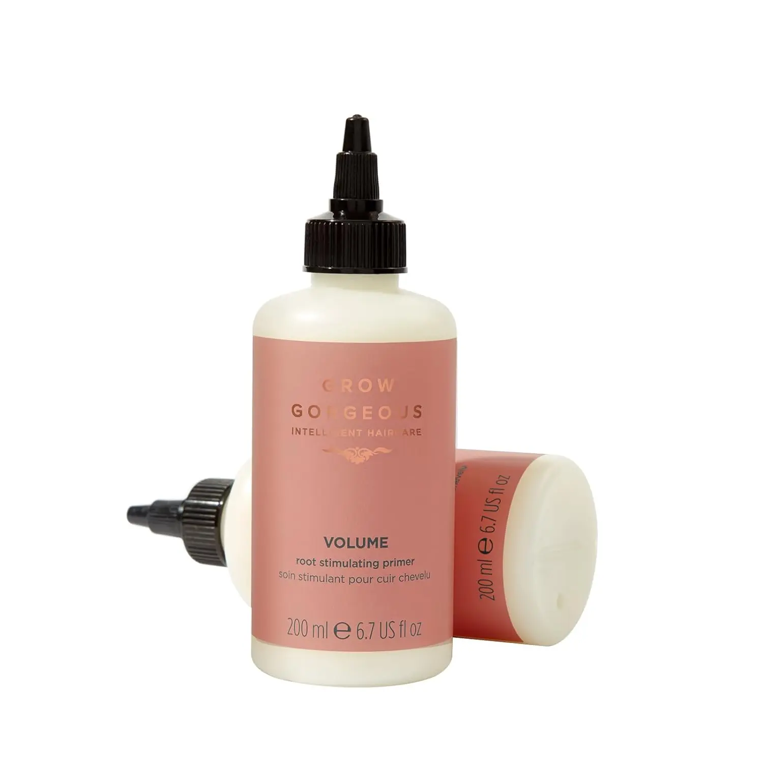 Grow Gorgeous Volume Root Stimulating , 150ml - Wakes Up Hair Follicles and Lifts Roots - With Caffeine, Menthol, and Amino Acids - Vegan Conditioner