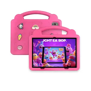 10.1 Inch Touchscreen Android Tablet, Parental Control Tablet with Dual Camera, Shockproof Tablet with Case, Learning Entertainment Tablet, Educational & Entertainment Tablet for Kids