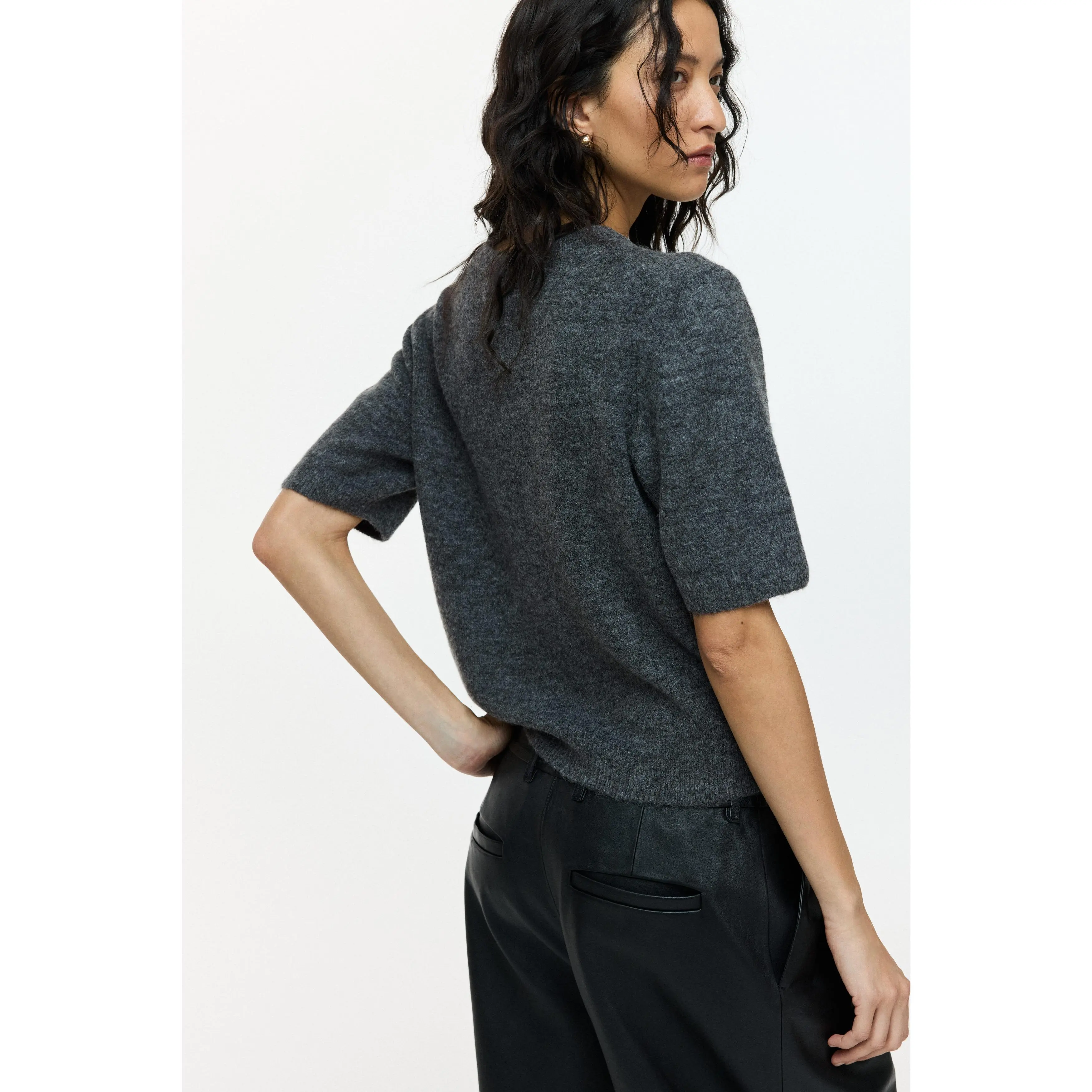 H&M Fine-knit T-shirt