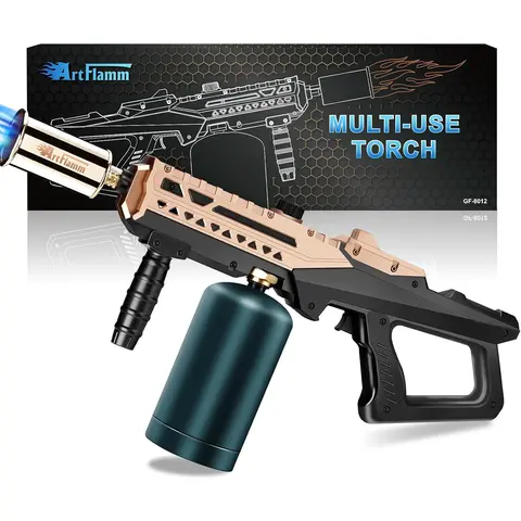 ARTFLAMM Adjustable Propane Gun Torch – Kitchen & Grilling Supplies Tool for Charcoal Starter, Outdoor BBQ (Propane Tank Not Included) toolupgrade