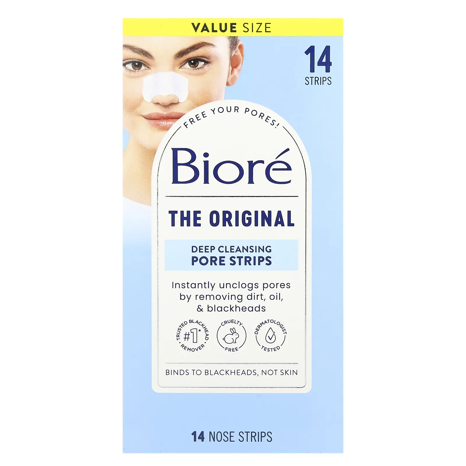 Biore Deep Cleansing Pore Strips, 14 Nose Strips