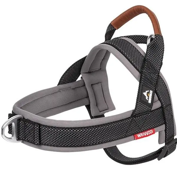Winkoo Easy-fit T-Shaped Harness No Pull Dog Vest with Breathable Mesh Padded Adjustable Reflective Harness Escape Proof Quick Fit Design for Small Medium Large Dogs Triple Reinforcement