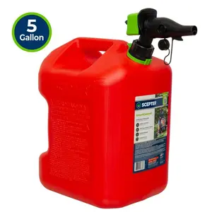 5 Gal. Smart Control Gas Can with Rear Handle, Red Fuel Container