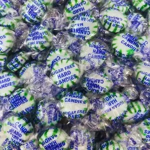 Halloween Sugar Free Spearmint Mints Hard Candy - 1 lb Bulk Bag Individually Wrapped Keto And Diabetic Friendly Gourmet Spearmint Flavored Candies (16oz)