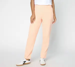 Susan Graver Regular Cloudsoft Fleece Pull-On Pants