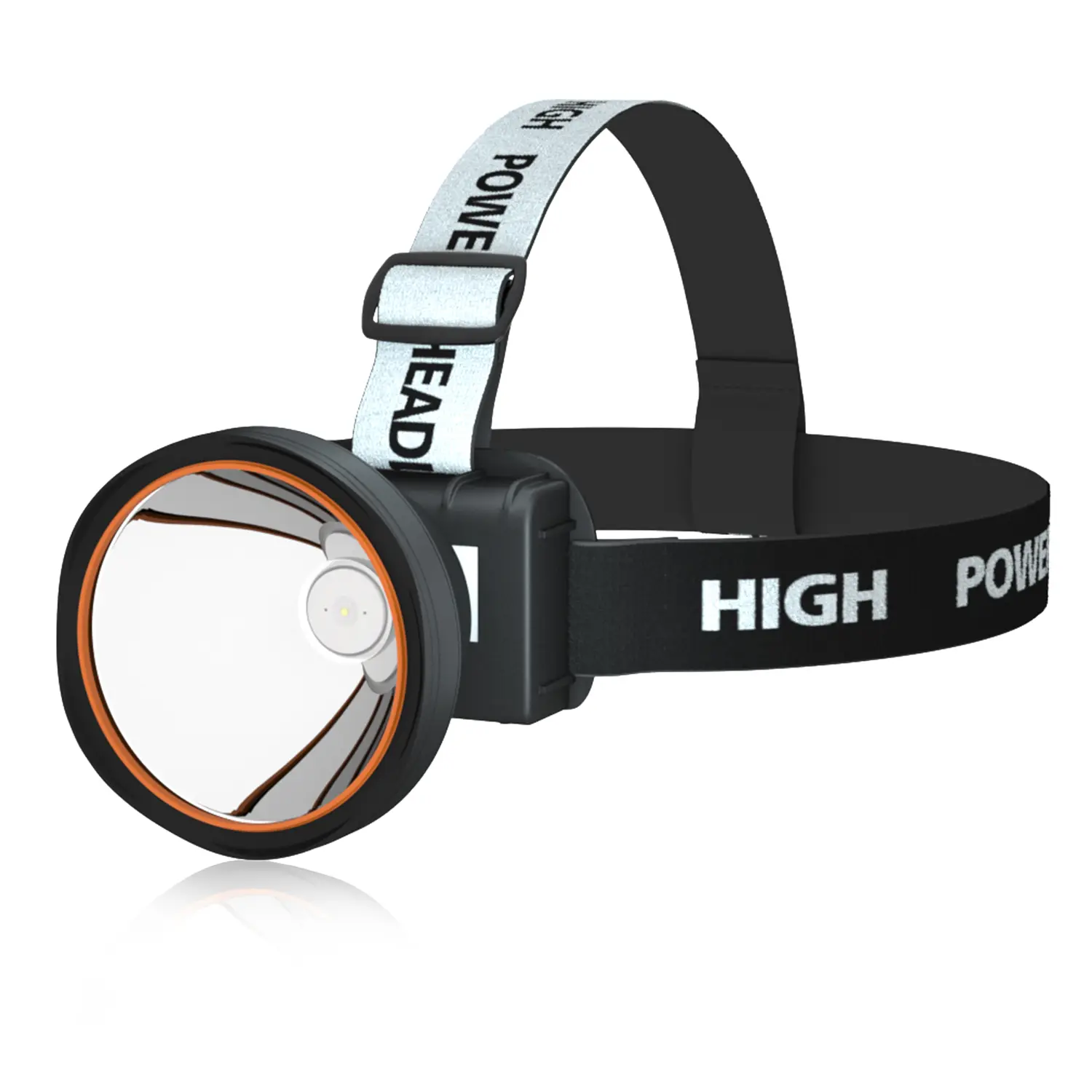 ODEAR Headlamp, Compact Cordless High Performance Flashlight for Outdoor Enthusiasts, Rechargeable Spotlight with Batteries & USB Cable