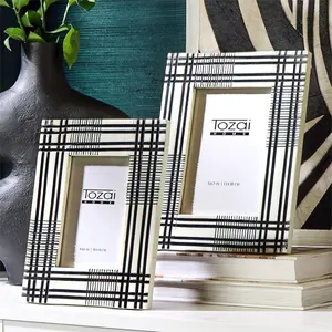 Black and White Photo Frame Set of 2