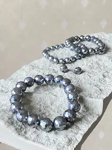Terahertz Faceted Cut Disco Ball Bracelet