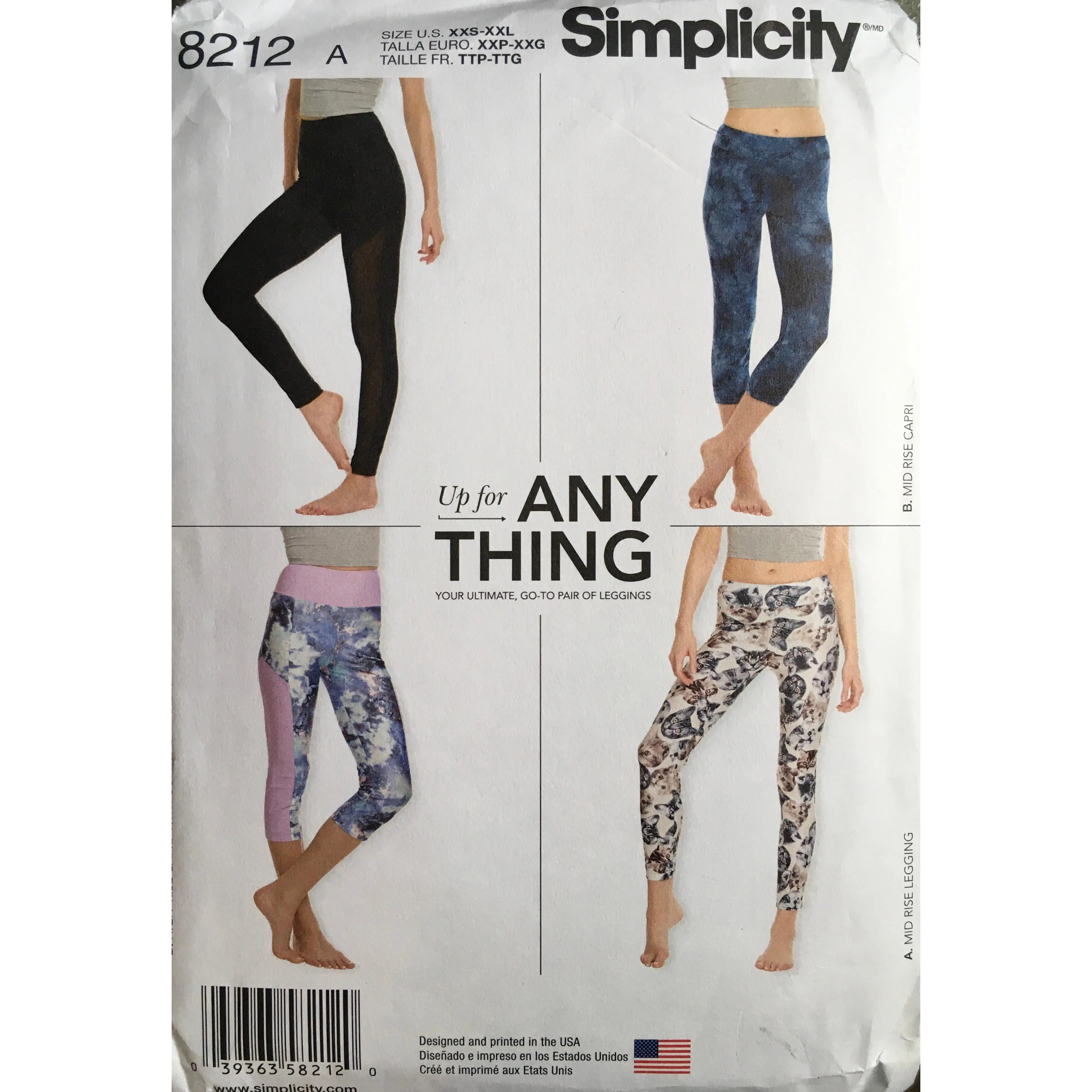 Simplicity 8212 Sewing Pattern (Vintage) UNCUT