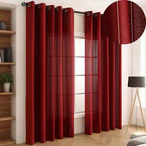 Solid Color Lace Door Curtain, Modern Simple Door Curtain, Home Decorative Curtain for Living Room Bedroom Study Room, Home Decoration Curtain