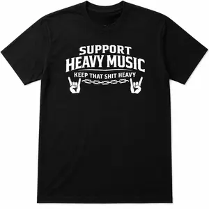 Support metal t shirt
