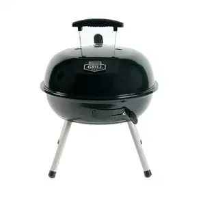 Expert Grill 14.5'' Steel Portable Charcoal Grill, Black