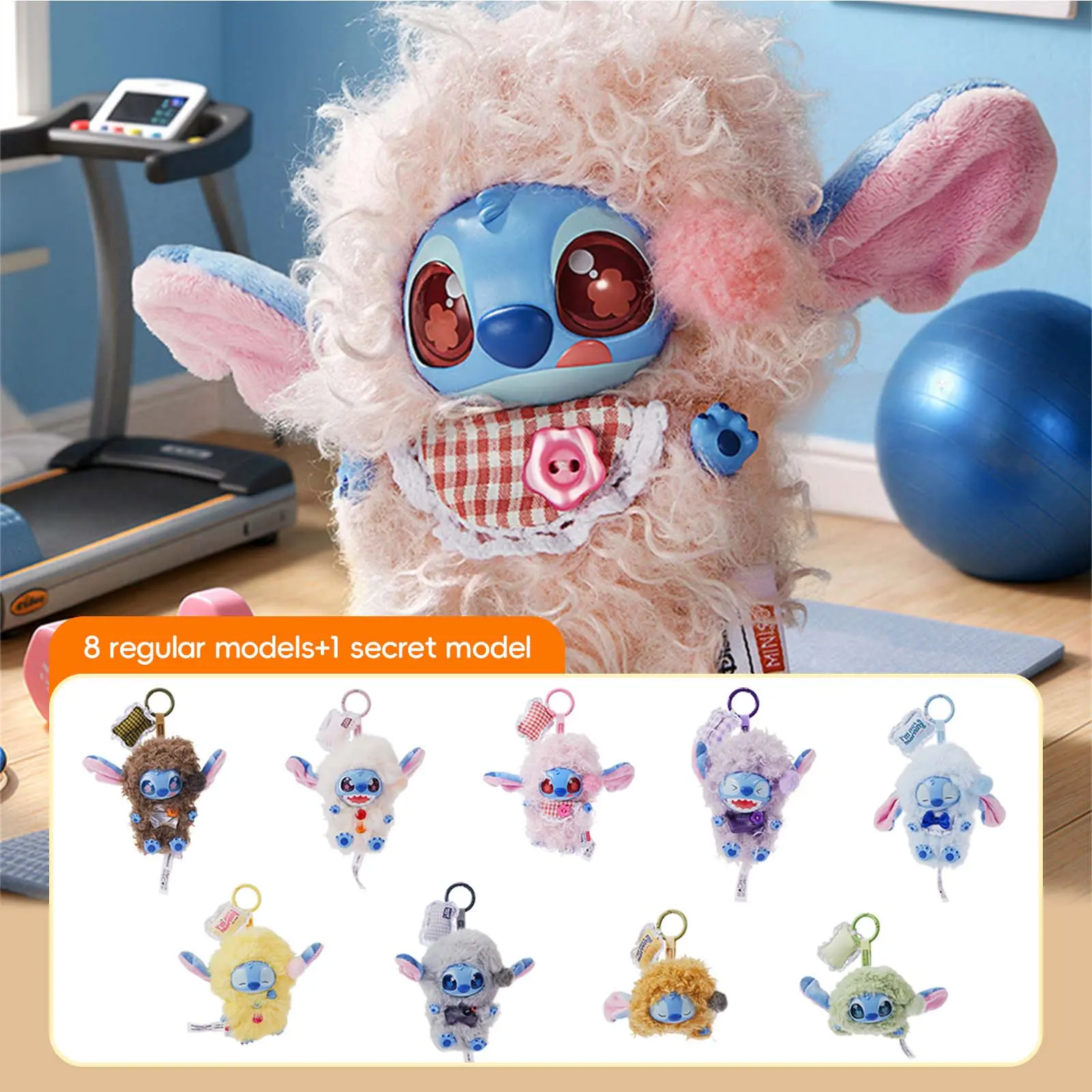 Disney Stitch “Sleep 5 More Minutes”Vinyl Plush Blind Box,Plush Pendant Blind Box,Cute Keychain Plush Toy,Cute Collectible Figure with Snap Strap for Bags,Toys,Gifts,Surprise Toy for Collectors,Desk Decor,Gift for Fans,Adults,Teen or Kids Summerwins