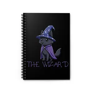 Whimsical Wizard Spiral Notebook | Cute Fantasy Journal, Back to School Supplies, Gift for Writers, Witchcraft Lovers, Magical Note-Taking