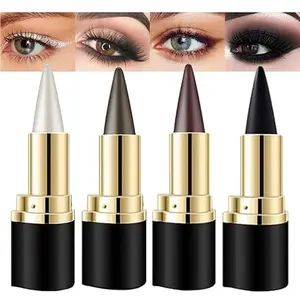 Black Eyeliner Set - Waterproof Black Gel Eyeliner Pencil Set, Highly Pigmented Gel Formula for Precision Lines & Bold Looks,Easy Glide for Smooth Application