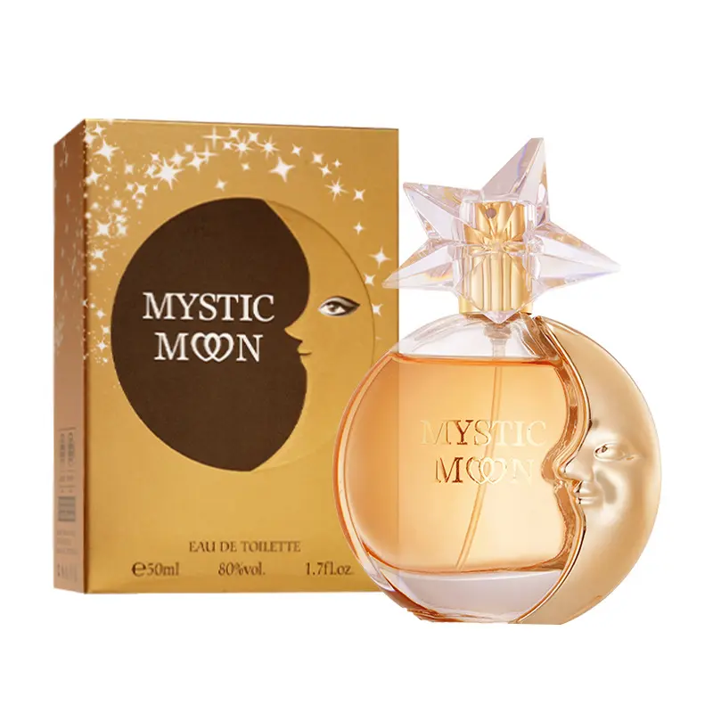 Mysterious Moon Women's Elegant Perfume, Floral Perfumes, Alluring Captivating Floral Scent Fragrance, Floral Fruity Scent, Sweet Floral Scent, Floral Scented, Perfect Gift for Her, Ideal for Dates and Parties, 1.7 Oz