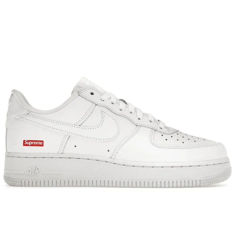 Nike Men's Air Force 1 Low Supreme White, from StockX