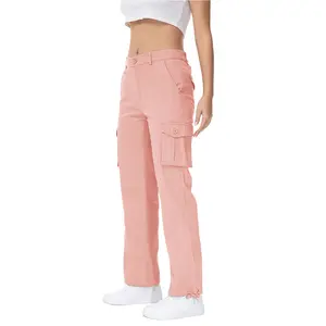 YSENTO Women's Multi-Pocket Outdoor Street Casual Pants