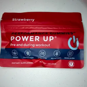 Performance Gummies Strawberry Flavor Pre and During Workout