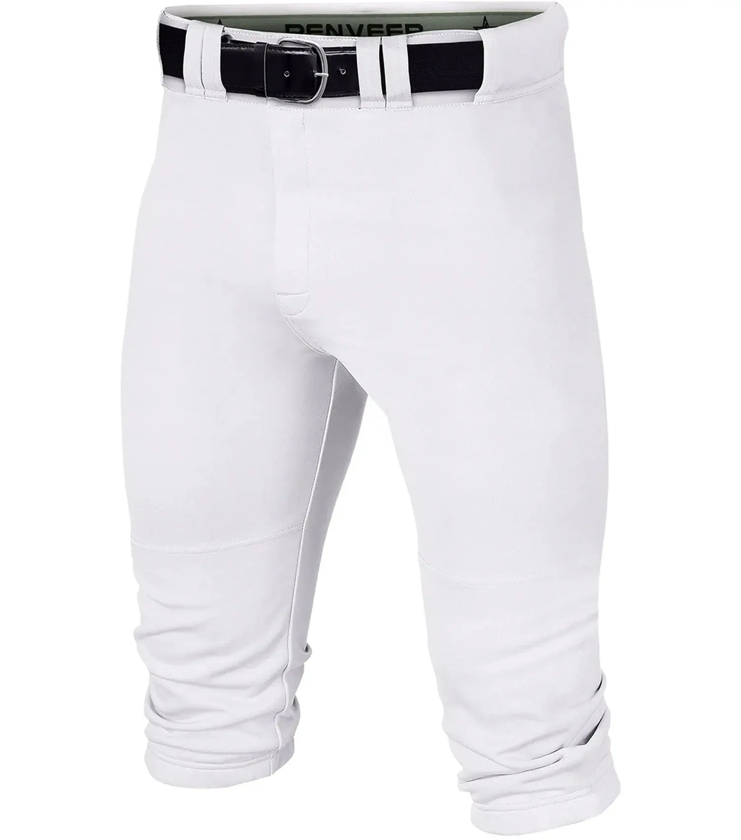 Penveer Men's Classic Knicker-Style Baseball Polyester Pants, Durable Sportswear with Elastic Bottom and Snap-Zip Closure, Male, Snap Zip Close, Multi-Size, Synthetics, Versatile Sizing Options, Large, Wide Range Of Sizing