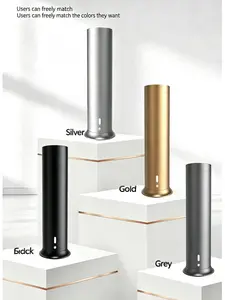 Modern Waterless Smart Metal Aromatherapy Diffuser, with Remote Control, 3 Fragrance Oil Bottles, Portable USB Adapter, Mist Diffusion - Home Fragrance Machine for Bedroom, Living Room