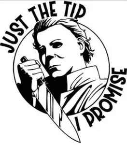 Halloween, Michael Myers, Vinyl Decal/Sticker, Permanent Vinyl, For Windows, Mirrors, Cups, Cars, Any Smooth, Shiny Surface, Decoration