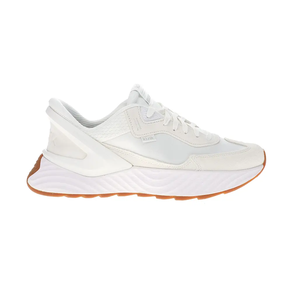 Kizik Mens Monaco Hands Free Slip On Sneakers Shoes Casual - White