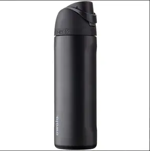 Owala Black 32oz FreeSip Bottle, BPA-Free Insulated Sports Water Bottle for Gym Work