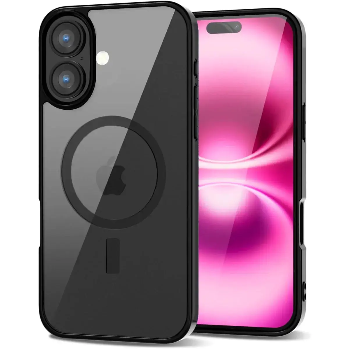 Entronix iPhone 16 [Magnetic-Compatible] Case - Clear Matte, Cover Protective