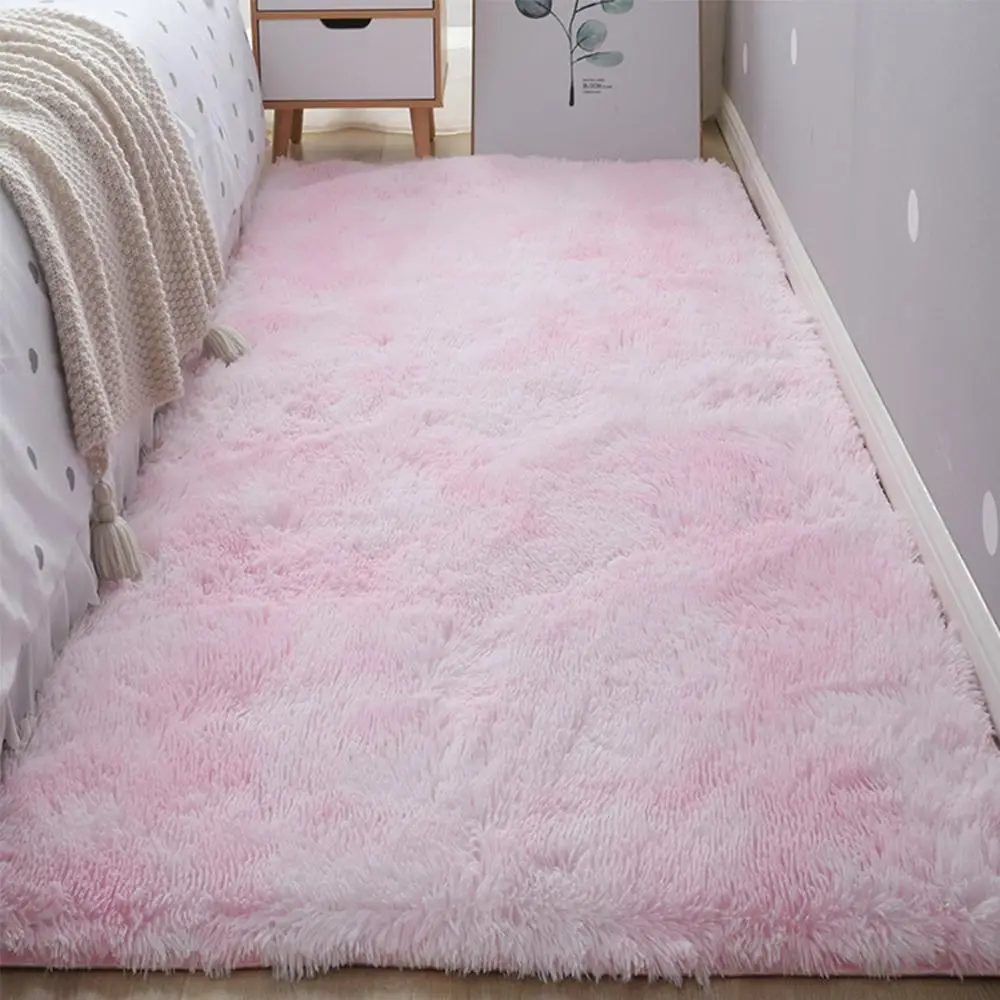 Tie Dye Soft Plush Area Large Rug, 1 Piece Rectangle Plush Carpet, Decorative Fluffy Floor Mat for Living Room Bedroom Home Decor