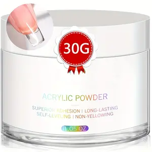Professional Acrylic Nail Powder, 30g Transparent Acrylic Nails Extension Kit, No Lamp Needed, Perfect for Salon & Home Use Powder, Acrylic Nail Extensions