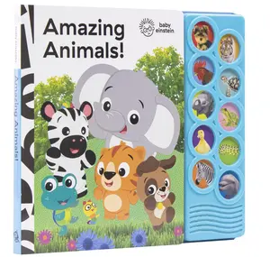Baby Einstein: Amazing Animals! Sound Book [With Battery] -- Pi Kids - Board Book