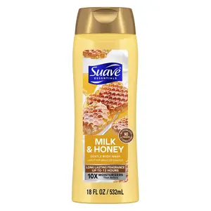 Suave Essentials Gentle Body Wash, Milk & Honey, 18 Oz Suave Brands Company LLC