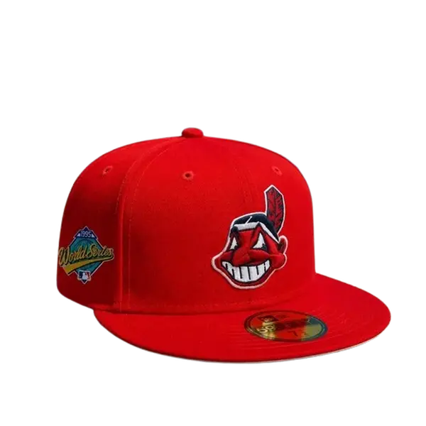 Cleveland Guardians New Era 59FIFTY Fitted Hat – Flat Brim MLB Baseball Cap with Embroidered Team Logo for Men & Women 2026