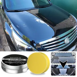 Titaniums Ceramic Wax Cream Ceramic Car Coating Wax Car Care Polish Auto Car Scratch Repair Remover Wax