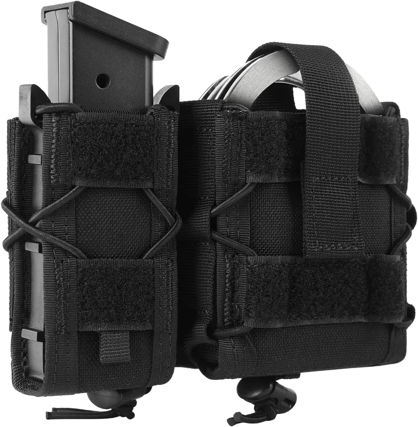 VOTAGOO Magnetic Belt Bag Combo Handcuff Mag Pouch Case, Molle-Compatible for Tactical Belts, Tactical Accessories, Multi-Function