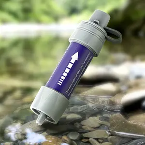 Portable Water Purifier, Emergency Rescue Water Filter, Water Filter Straw, Outdoor Camping Water Purifier, Camping & Hiking Equipment