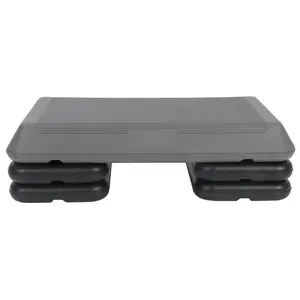 Segawe 28'' Adjustable Aerobic Step Platform with 4 Risers Non-Slip Exercise Stepper Max 440lbs Adjustable Workout Stepper