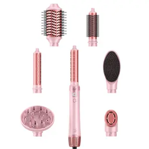 【Early Bird Deal】PLAY BY TUFT 7-in-1 Ionic Hot Air Styler, Auto Air Wrap High-Speed Dryer Curler, Volumizing Wavy Comb, Thermal Brush Blowout Tool, Multifunctional Styling Curler, Smooth Results No Heat Damage, Perfect Present for Women Friend Family Gift