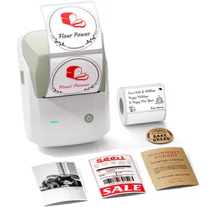 Niimbot Label Maker B1 PRO 2-inch Grayscale Photo/Red/Black Label  Printer Free Thermal Label Paper Roll for Name tag Home storage label Grayscale photo printing & Business ，Bluetooth connectivity，Mobile App Editing