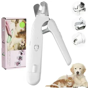 2-in-1 pet nail clipper and grinder, dog nail clipper trimmer, ultra quiet electric nail set, rechargeable, suitablefor trimming toes and claws of dogs and cats of all sizes Grooming summerwins