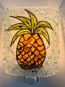 Pineapple Recycled Glass Night Light
