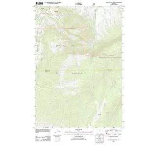 Little Goose Peak Wyoming USGS Topographic Quadrangle Map, 2012, 1:24000