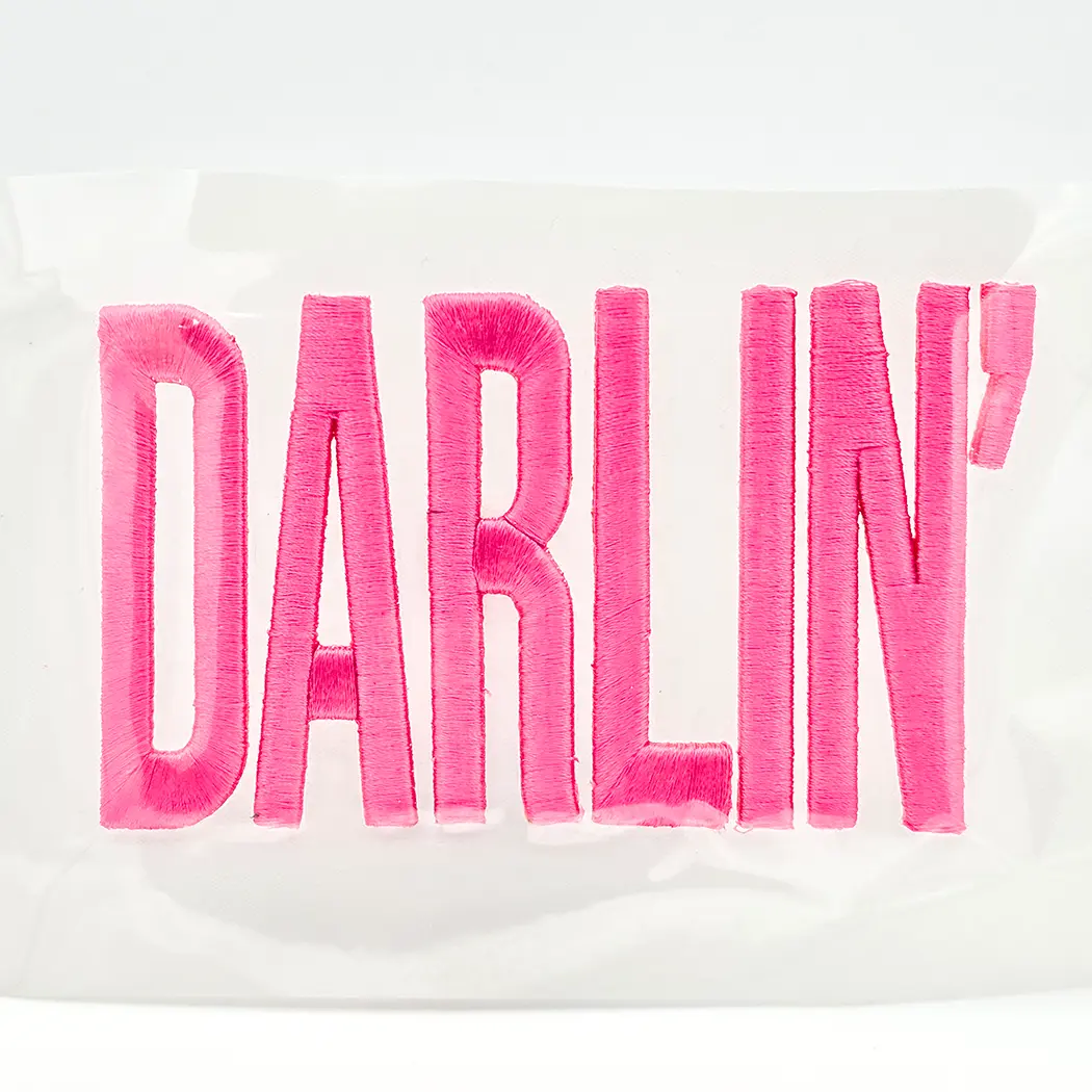 DARLIN' PUFF Embroidered HAT/POCKET Patch