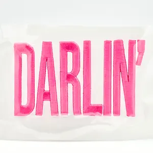 DARLIN' PUFF Embroidered HAT/POCKET Patch