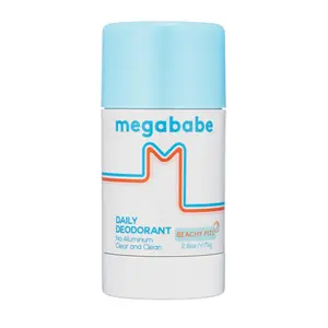 Megababe Beachy Pits Daily Deodorant, Fresh Scent, 2.6 Ounce, Stick