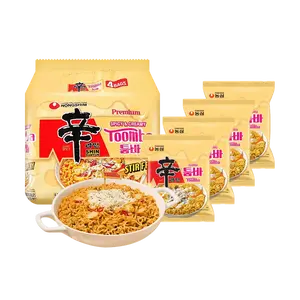Nongshim Shin Ramyun Toomba – Spicy & Creamy Stir-Fry Instant Ramen Noodles, 4.83oz, 4 Packs