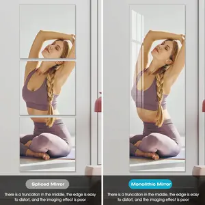 Full Length Mirror,Acrylic Soft Mirror,High Definition Soft Mirror, A Seamless Full-Length Mirror, Suitable for Your Home Porch,Living Room, Bedroom, Home Gym (Lagre 47.25"x15.75")