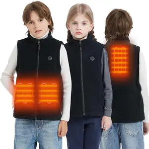 【Includes Power Bank】Norwell Heated Vest, Fleece Vest, Electric Heating Warming Vest with 7.4V/5000mAh Battery Pack