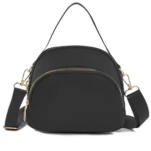 Women's Lightweight Quilted Crossbody Bag, Waterproof Embroidery Thread Purse, Multi-Color Casual Handbag with Wrist Strap & Chain for Shopping Dating Commuting Travel